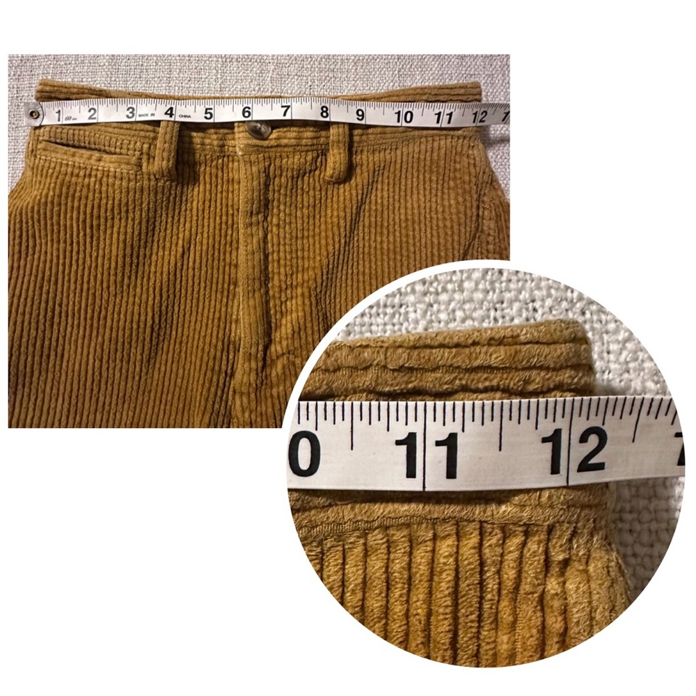 MADEWELL Slim Emmett Wide-Leg Crop Pant Corduroy Academia Old Money Preppy Wm 23 - Picture 13 of 16